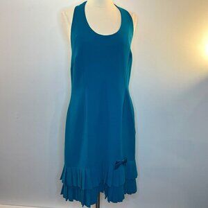 AMANDA SMITH Women's Turqouise Open Shoulder Dress - Size 10 - NWT $72